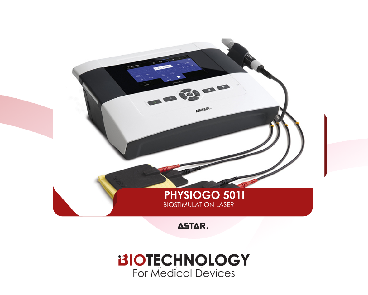 PhysioGo 500I/501I* Electrotherapy, laser therapy and magnetotherapy units