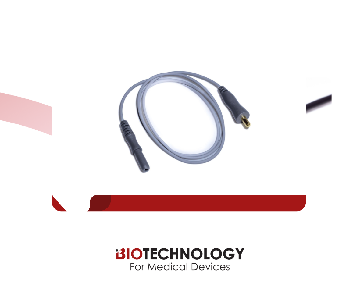 Technomed Reusable Cables For Detachable Monopolar EMG Needle Electrodes
