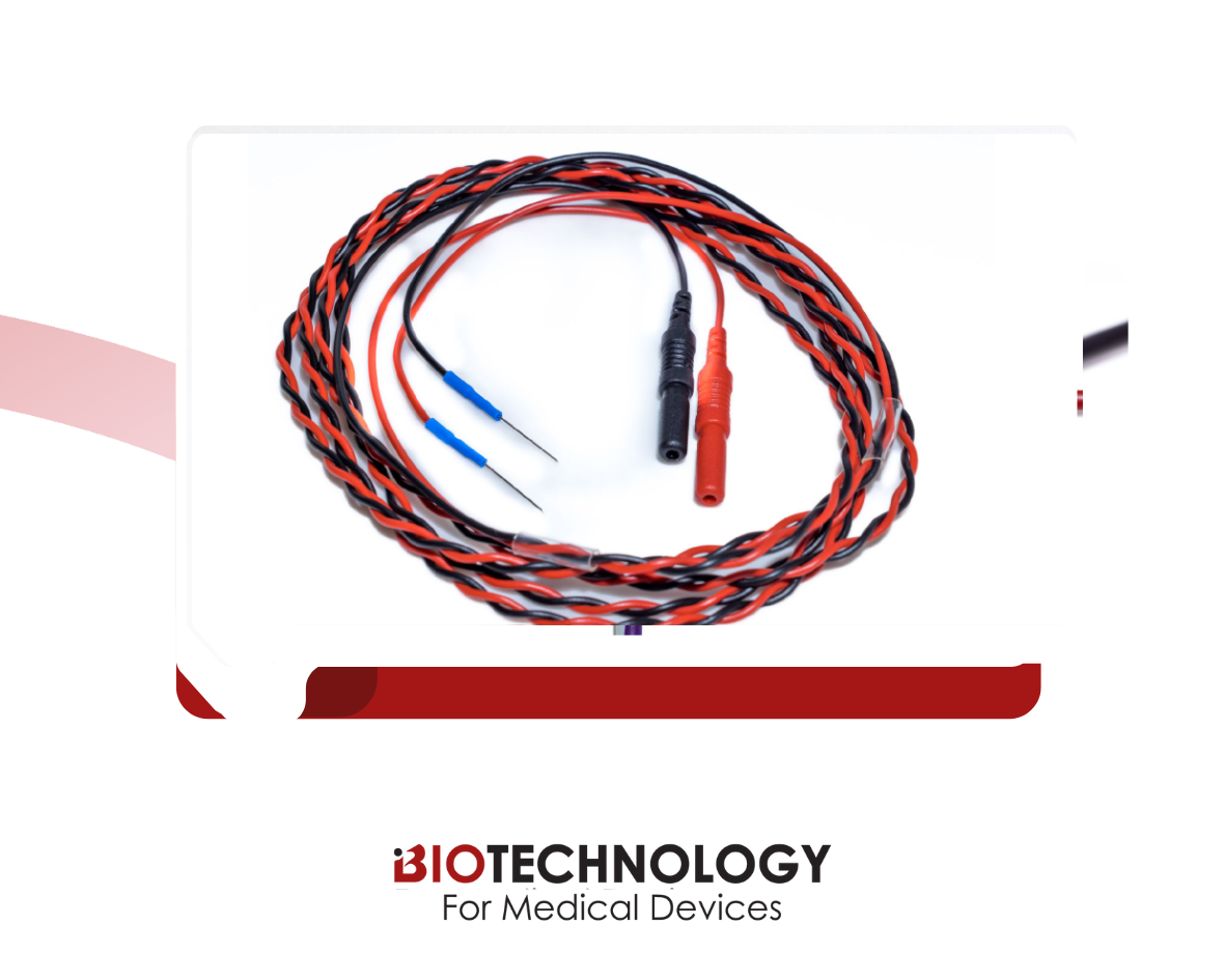 Technomed Disposable Subdermal Needle Electrodes, Twisted Pair